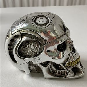Terminator Skull Endoskeleton 3D Poly Resin